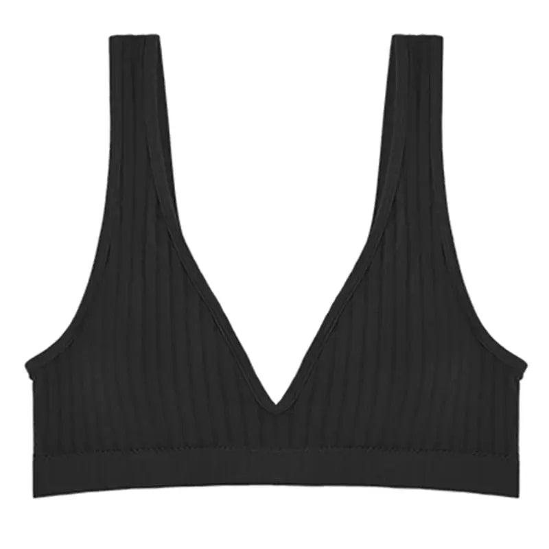 Women Tank Tops Streetwear Push Up Cropped Top for Female Padless Bralette Sexy Backless Lingerie Fashion Solid Camisole Girl - Viva Vista Store