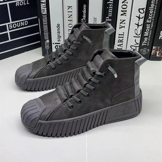 Amozae Autumn and winter New Men Martin boots The increased boots Fashion casual shoes board shoes High quality - Viva Vista Store