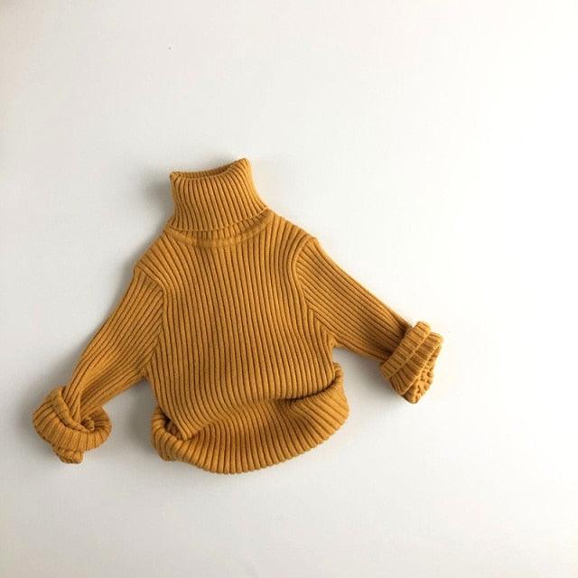 Chunky Rib Knitted Turtle Neck Sweater - Viva Vista Store