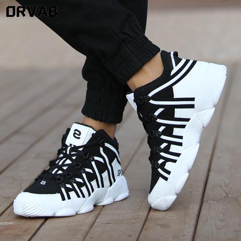 Brand Fashion Men Luxury Sneakers Split Leather City Leisure Men Casual Shoes Breathable Walking Footwear Male Shoes Men Flats - Viva Vista Store