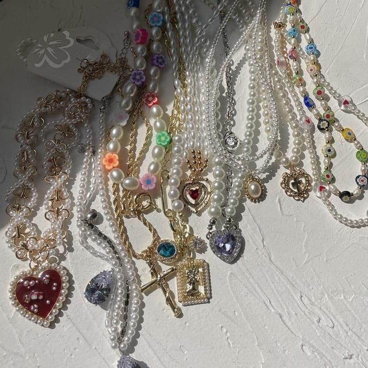 Vintage Beach Pearl Beaded Necklaces - Viva Vista Store